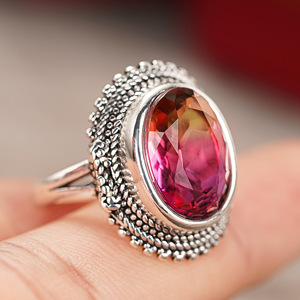 Anello Vintage Sunset Glow per Donne, Gioiello da Dito Elegante e alla Moda - Product Image 2