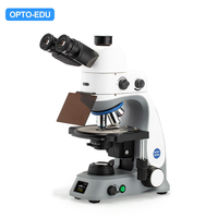 OPTO-EDU A16.0933 Educational Compound Biological Trinocular Fluorescent Microscope LCD Screen Mechanical Stage High Brightness