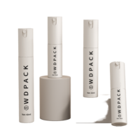Bouteille de pulvérisation de brume fine portable de 10ml en plastique vide avec pompe à lotion pour sérum de soin de la peau pour la sérigraphie