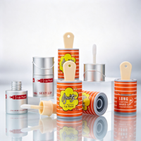 Tube de brillant à lèvres de haute qualité pour la vente en gros aux fabricants, petit emballage d'échantillon, tube de brillant à lèvres de 8 ml avec logo personnalisé