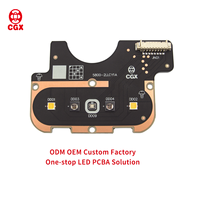 Placa LED IR, Accesorios para CCTV, Cámara de Seguridad, Marca CGX, Grosor de Cobre de 1 oz, Fabricante OEM/ODM, Proveedor, Luces LED SMT PCBA