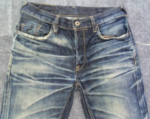 Lotfeel OEM Moda al por Mayor Los Ángeles Vaqueros de Mezclilla Japonesa Selvedge Vintage Lavados y Desgastados de Alta Calidad Personalizados 064 - Product Image 6