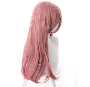 Peluca de Pelo Sintético Largo Rosa para Cosplay de <span class=keywords><strong>Miku</strong></span> <span class=keywords><strong>Nakano</strong></span> de <span class=keywords><strong>Anime</strong></span> The Quintessential Quintuplets, FCGD-044 - Product Image 4