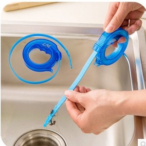 <b>Kitchen</b> Sink and Toilet Hair Cleaner Sewer Unclog Toilet Dredge Household Sink Blocking Cleaning Hook - Product Image 1
