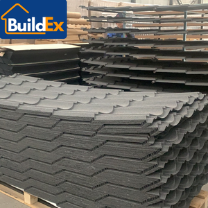 Ghana Offre Spéciale <span class=keywords><strong>Dekra</strong></span> Tuiles de toiture en acier ondulé Design moderne Longue portée Aluminium Béton Pierre Imperméable Maisons Villas - Product Image 3