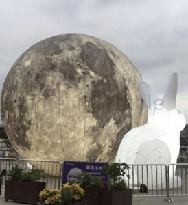 <span class=keywords><strong>Boule</strong></span> géante gonflable personnalisée de planète de lune avec l'éclairage de LED pour la publicité et la décoration type de ballon produit - Product Image 6