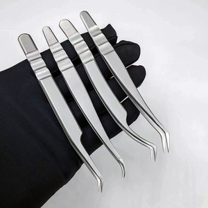 Pinzas para rizar pestañas estilo chino 41-8, pinzas de alta densidad para especialistas en extensiones de pestañas, técnica de injerto múltiple - Product Image 2