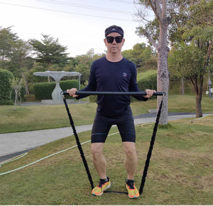 Gymarts ejercicio banda gimnasio palo con manga banda de resistencia para el gimnasio en casa - Product Image 1