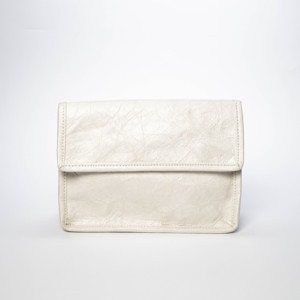White Modern Fashion Cosmetic Storage Bag Invisible Magnetic Button Tyvek Paper Cover Printed Pattern Custom Logo Hanging - Product Image 1
