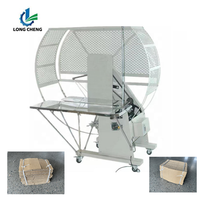 Machine à cerclage de cartons, machine à cerclage semi-automatique pour carton ondulé, machine à cerclage de extrémités en PE