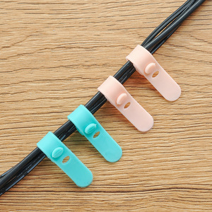 Silicone Cable Ties Self Locking Data Cable Organizer For Earphone Storage And Cord Management 4 Pack - Product Image 3