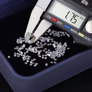 ホワイトラウンドブリリアントカットラボダイヤモンドDEF-VVS1 VS2クラリティCVD HPHT認定IGI GIA 0.01-1カラット - Product Image 3