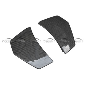 Dry Carbon Fiber Rear Diffuser Bumper Fins Side Winglet <b>Splitter</b> for Audi R8 2017+ Auto Tuning - Product Image 3