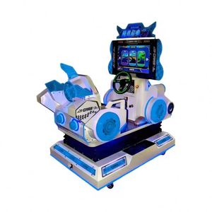 Machine de jeu d'arcade de course automobile en métal à monnayeur pour enfants - Simulateur d'action à 1 joueur - Product Image 6