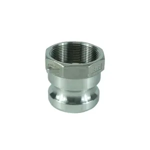 A-type aluminum alloy stainless steel 304 ss316 DN 50 quick-release wrench type oil pipe coupling