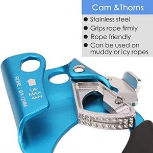 Ascendedor de Escalada Manual para Mano Derecha de Aleación de Aluminio 7075 para Aviación, Impermeable, Venta al por Mayor Directa de Fábrica, Personalizable - Product Image 4