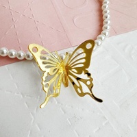 Acryl Gold Schmetterling Cake Topper 3D Schmetterling Kuchen Dekoration Kuchen Zubehör