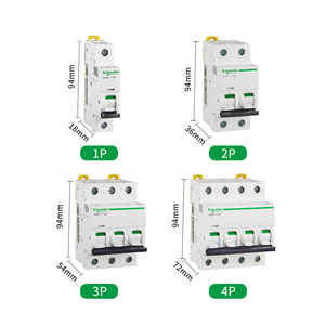 Interruptor Automático Miniatura (MCB) Schneider Acti9 IC65N Serie 1A 2A 3A 4A 6A 10A 16A 20A 25A 32A 40A 50A 63A 1P 2P 3P 4P Mini MCB - Product Image 5