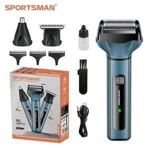 SPORTSMAN Nouveau rasoir électrique 3-en-1 pour hommes, rasoir pour <span class=keywords><strong>coupe</strong></span> de cheveux et <span class=keywords><strong>coupe</strong></span> des poils du <span class=keywords><strong>nez</strong></span>, tondeuse à barbe à trois têtes - Product Image 1