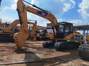 Excavadora de cadenas Caterpillar 320D2 usada, 20 toneladas, pintura original naranja-amarilla, ahorro de combustible, excavadora hidráulica de segunda mano. - Product Image 4
