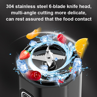 700ml USB Oplaadbare Draagbare Blender Draadloos BPA Vrij Lekvrij Smoothie Maker voor Sap Shakes Reizen Gym Huis Kantoor