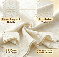 Tissu Jacquard Gaufré Noir Mat à Motif Losanges pour la Reconstruction de Vêtements de Sport d'Extérieur – Spécial Reconditionnement