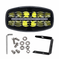 Projecteur LED carré de style européen, faisceau haut et bas, éclairage routier, clignotant dynamique, multifonction, lampe de travail pour véhicule