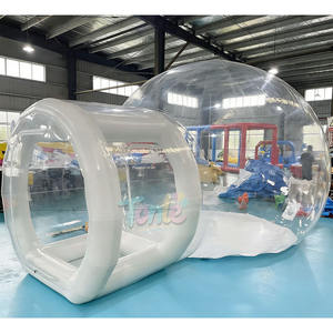 Casa Gonfiabile Personalizzata per Esterni con Tunnel in PVC, Facile da Montare, Capacità 4-5 Bambini, per Campeggio e Parchi <span class=keywords><strong>Avventura</strong></span> - Product Image 1