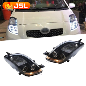 Pour <span class=keywords><strong>TOYOTA</strong></span> V iOS 2008-2013 deuxième génération Berta <span class=keywords><strong>Yaris</strong></span> XP90 phare LED phare modifié ange lentille projecteur - Product Image 5