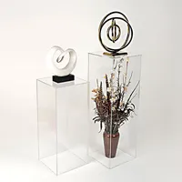 VONVIK - Custom Clear Square Plinth Acrylic Display Pedestal
