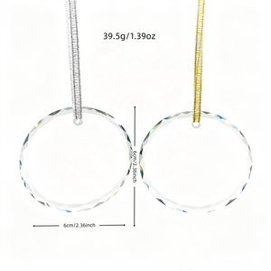 เครื่องประดับคริสตัลรูปนกฮูก K9 แบบเรียบ พร้อมแกะสลัก 3 มิติ ขนาด 6 ซม. บรรจุในกล่องของขวัญ สำหรับของขวัญคริสต์มาสแบบสั่งทำพิเศษ และการพิมพ์โลโก้แบบกำหนดเอง - Product Image 2