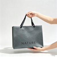 5 sacs cadeaux orange de grande capacité, adaptés pour les vêtements, le shopping, l'emballage de cadeaux, personnalisables avec logos