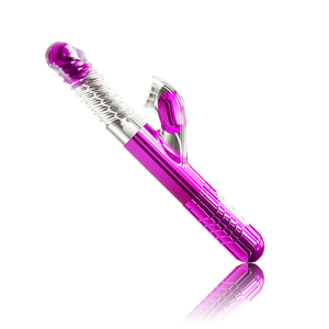 Vibratore <span class=keywords><strong>Rabbit</strong></span> in <span class=keywords><strong>Silicone</strong></span> con Rotazione, Aumento di Temperatura, Multi-Velocità, Ricaricabile USB, Giocattolo per Adulti - Product Image 6
