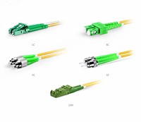 Cordon de brassage à fibre optique SC APC Duplex OS2 Monomode pour FTTH et haut débit domestique