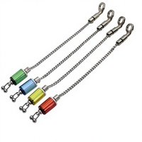 Indicateur de touche en chaîne pour la pêche en eau douce, utilisation en rivière, accessoires de pêche à la carpe en rouge/jaune/bleu/vert