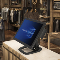 LIVERDOL NUEVO SISTEMA DE TERMINAL TODO EN UNO PLEGABLE DE 15 PULGADAS CON PANTALLA TÁCTIL, CÁSCARA DE CÁSCARADE CÁ