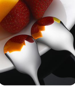 Cuillère à glace élégante personnalisée de 13,5 x 3 cm, 20 grammes, cuillère à dessert - Product Image 4