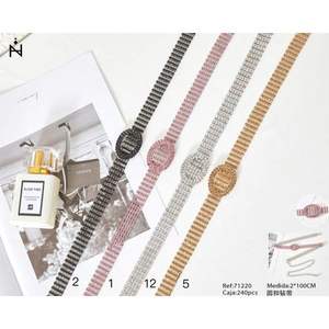 Cintura in Metallo Marca Z 2X100Cm con Fibbia Rotonda in Lega, Cintura Moda Donna - Product Image 1