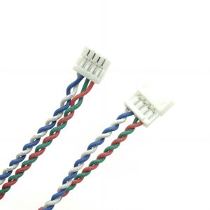JST kablo demeti XHP-2 bağlantı kablosu 22AWG UL1007 siyah kırmızı 2P yapıştırılmış PVC/PBT/naylon motosiklet bilgisayar - Product Image 2