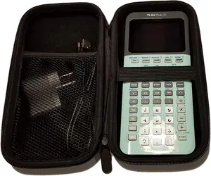 Yüksek kaliteli yumuşak astar EVA sert kabuk taşıma çantası grafik hesap makinesi para birimi dönüştürücü hesap makinesi