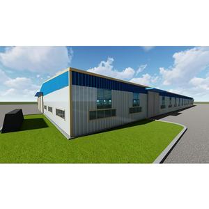 Armature de ferme de vache, structure en acier prédestinée à un prix abordable, ferme de grange à tambour fixe - Product Image 3