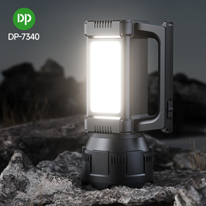 Mới Đến Trong Kho Xách Tay Có Thể Sạc Lại LED Tìm Kiếm Ánh Sáng Bên Ánh Sáng Khẩn Cấp Năng Lượng Mặt Trời Sạc 4000MAh Pin Tập Trung - Product Image 2