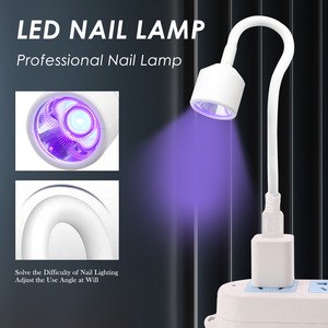 2025 New Arrival Bling USB Máy Sấy Móng Tay Mini Không Dây Nail Đèn Có Thể Sạc Lại Cho Chữa Nail Mẹo Keo - Product Image 4