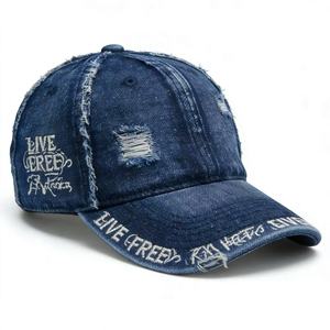 Gorra de Béisbol de Mezclilla Lavada Estilo Vintage – Algodón Transpirable, Cierre Ajustable, Perfecta para Golf, Senderismo y Uso Diario - Product Image 2