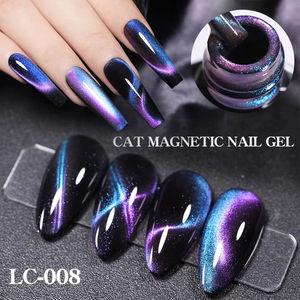 Vernis à ongles magnétique scintillant le plus populaire, gel <span class=keywords><strong>semi</strong></span>-<span class=keywords><strong>permanent</strong></span> effet arc-en-ciel, vernis à ongles gel 9D Galaxy Cat Eye - Product Image 2