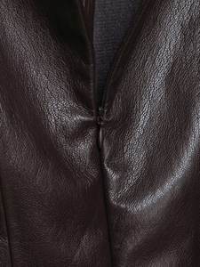 套装女式2026新款2件套时尚人造革腰带装饰无袖背心+复古女式中长裙套装 - Product Image 6