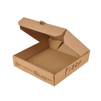 Boîte à pizza en papier kraft ondulé de qualité alimentaire, personnalisée avec logo imprimé, vente en gros, carrée, hexagonale, 9 pouces, 10 pouces, 12 pouces, 14 pouces, pour emporter