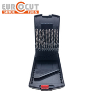 EUROCUT Forets à métaux de 1 à 10 mm HSS M2 Entièrement rectifiés Forets hélicoïdaux à tige droite