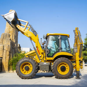 Chargeuses-pelleteuses diesel 4x4 bon marché Retroexcavadora <span class=keywords><strong>Tracteur</strong></span> agricole pelleteuses à vendre - Product Image 4