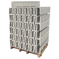 Gouttière de vidange en résine d'eau en fibre de verre d'approvisionnement d'usine 4 "de large D100 béton polymère galvanisé Kit de vidange de tranchée de grille à fente